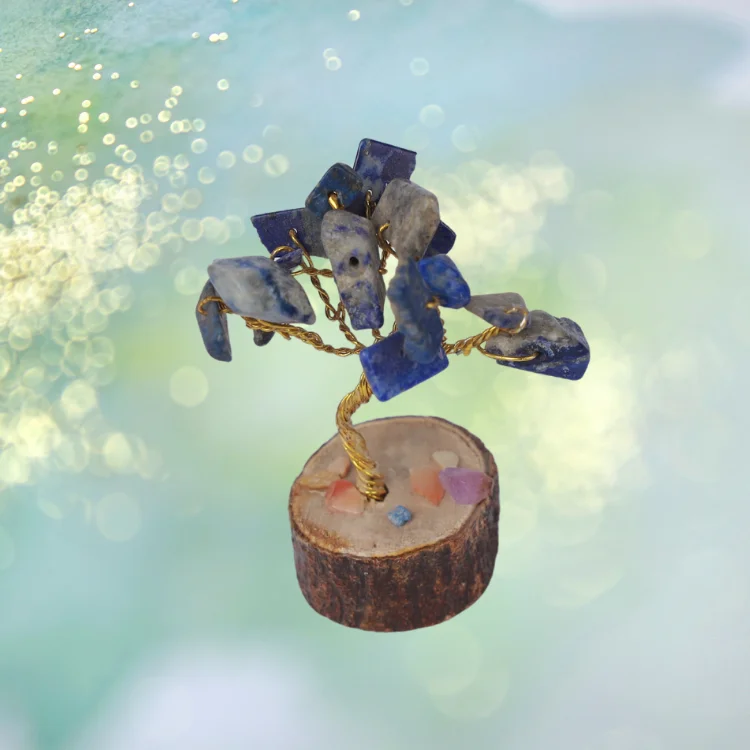 Natural Lapis Lazuli Mini Crystal Tree